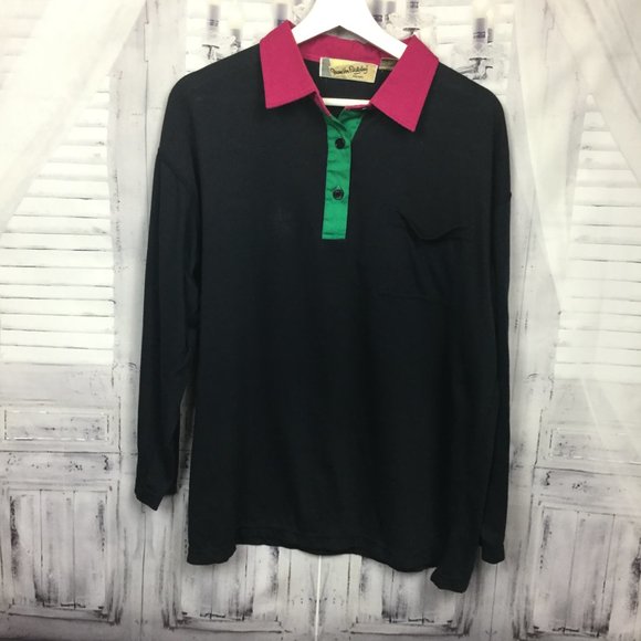 Diane Von Furstenberg Vintage Long Sleeve Shirt 20 - Picture 1 of 6